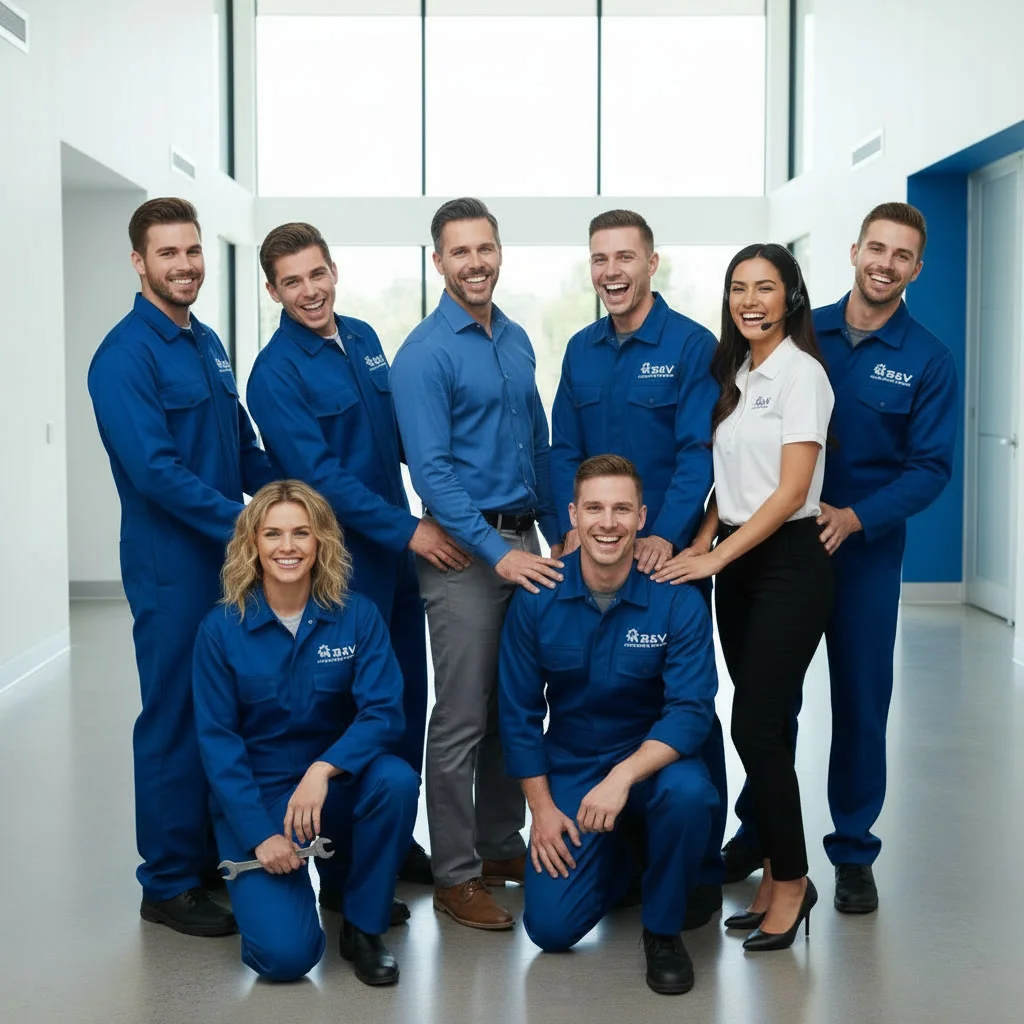 Expert team of R and V Appliances Repair technicians and customer service in Mississauga office
